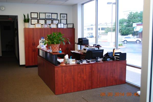 Our Reception Area