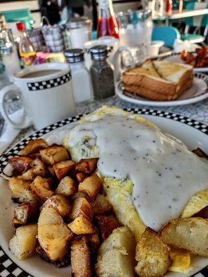 Hot, magnificent Coffee! Wonderfully prepared Omelette  made me forget all other breakfasts I have eaten! I don't want to go home.