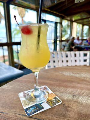 Tow Boat (Malibu, Vanilla Vodka, Pineapple, Sugar Rim)