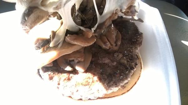 Yes, mushroom burger.