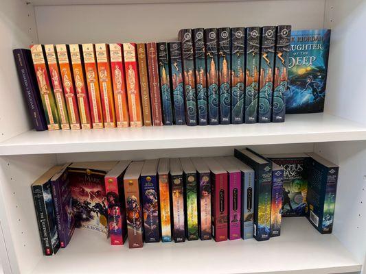 Took this pic of the Percy Jackson section for my daughter. Well stocked!