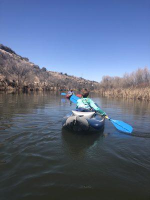 Kayaking on the Verde River