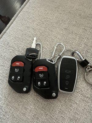 I got way better keys than what came with the car.