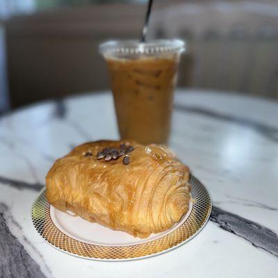 Chocolate croissant.