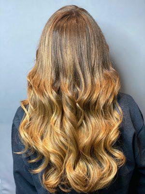 Nice waves. Balayage