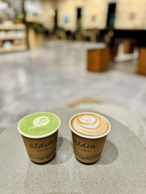 Matcha latte / Mocha latte