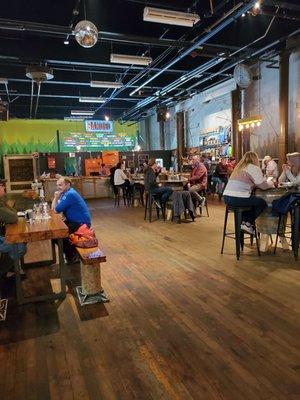 Indoor seating in Biddeford tasting room!