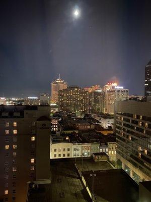 Room view at night