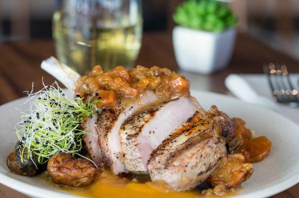 Wood-Grilled Pork Chop