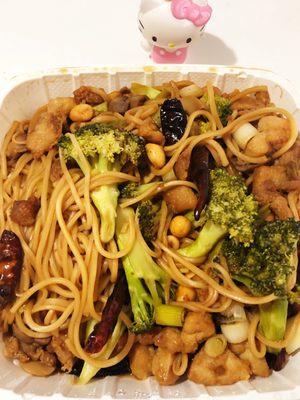 Kung Pao chicken noodles