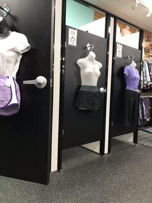 Fitting rooms