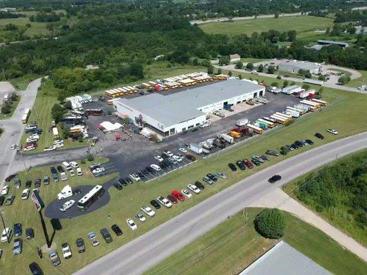 Aerial view of the Georgetown Dealership