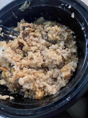 Watery brown rice