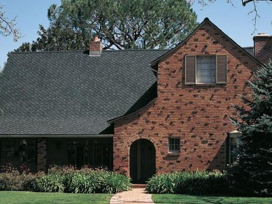 Beautiful black roof in Dallas