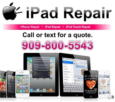 We Repair iPads!