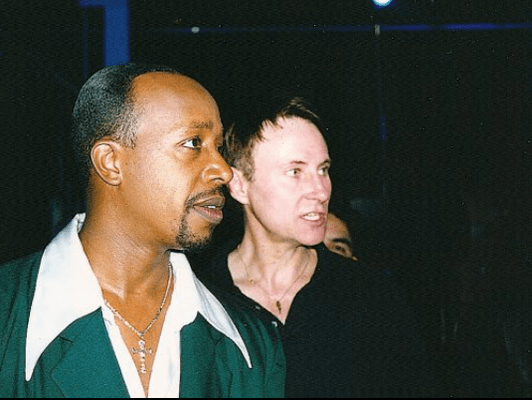 Dean Kriwanek with MC Hammer on school shoot