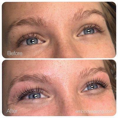 Beautiful lash lift and tint for a beautiful soul. These are her natural lashes! Results last 6-10 weeks.