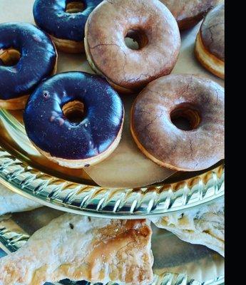 Donuts and turnovers, baked fresh daily.