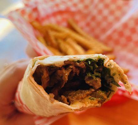 Beef Shawarma wrap