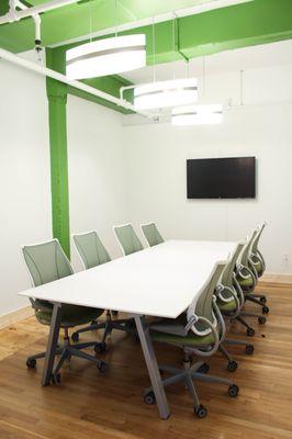 One of five conference rooms at Bamboo