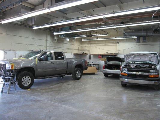 Large repair areas allow us to work comfortably on your vehicle