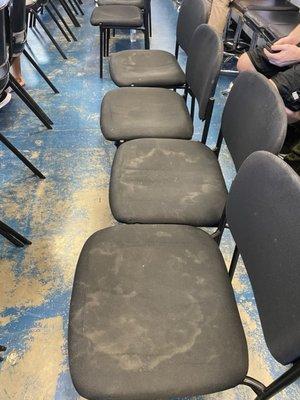 Filthy chairs