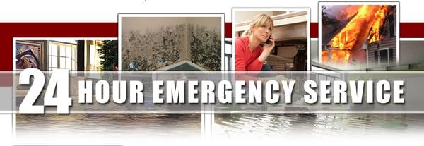 24hour Emergency Water Damage  Cleanup Response