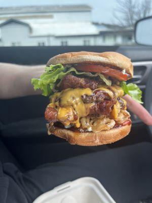 The double Willy western burger