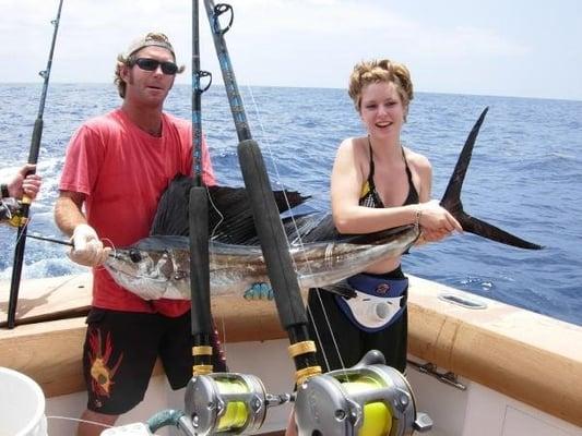 Catch and release sailfish