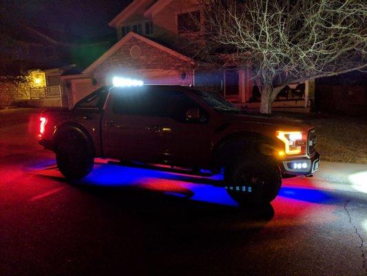 Ford Raptor, customize by the best crew around, thanks Jordan and Derick!!!!