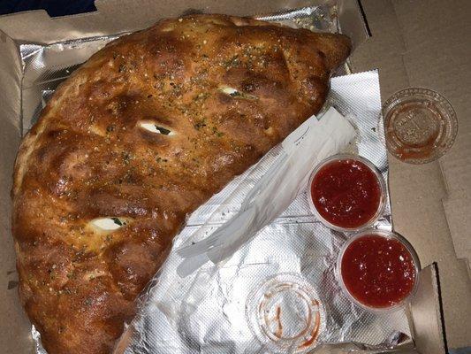 Cheese calzone