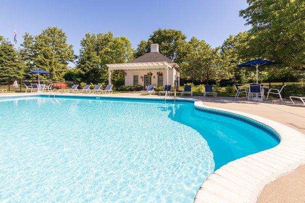 View of the Washington Park swimming pool