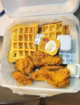 -Takeout -Chicken n Waffles