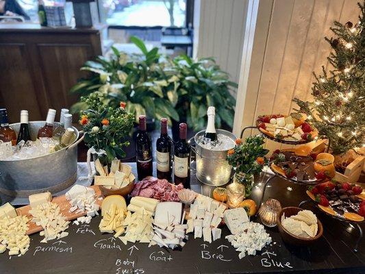 Natchez Hills wine and cheese pairing