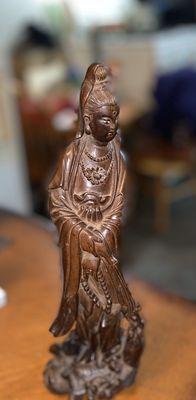 Antique Oriental carving hand carved