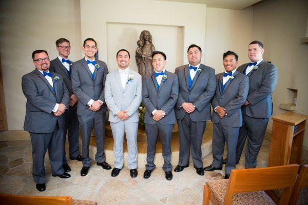 The groom & his groomsmen.