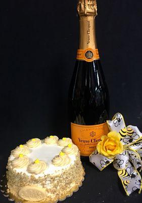 Cake and Champagne sure!