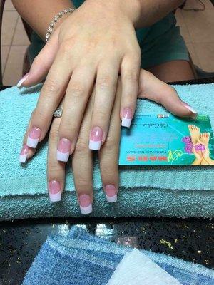 Pink and White ( Powder Dip )