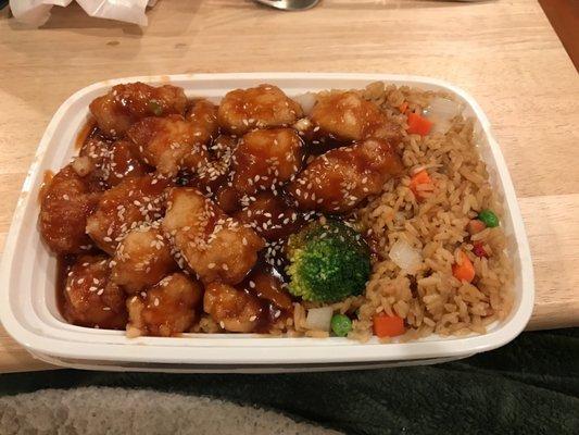 Amazing sesame chicken!