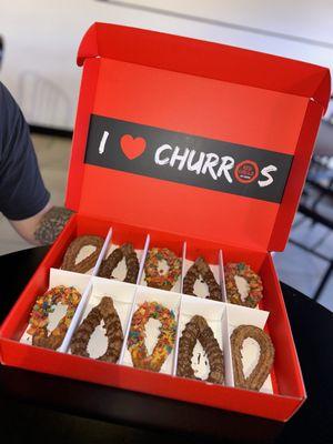 Their churro combo box