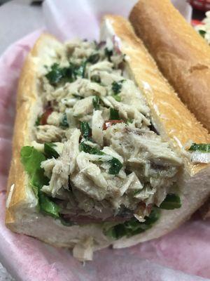 Italian Style Tuna Hoagie.