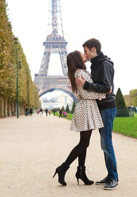 Romance in Paris, France