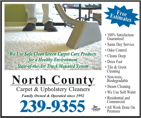 North County Carpet Cleaners, Paso Robles, CA