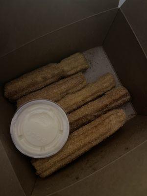 Bavarian Cream-Filled Churros with Dip