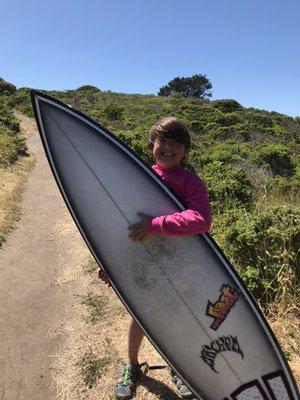 With all the beach closures, we had to do some serious hikes to find some epic waves!