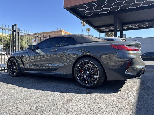 2024 BMW M8 competition came in for cosmetic body damage, repairs have been completed and waiting for our Loyal customer.