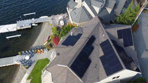 Solar on lake Sammamish