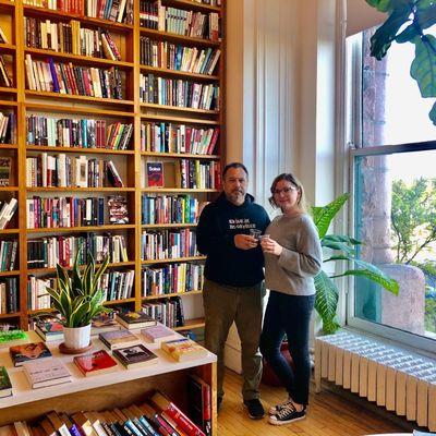 Please allow us to introduce ourselves.  Javier Ramirez and Kristin Enola Gilbert here and we are Exile in Bookville. Stop by and say hello!