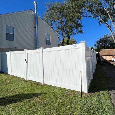 Vinyl fence