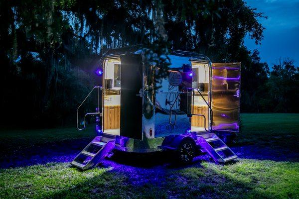 Vintage Two Stall Restroom Trailer